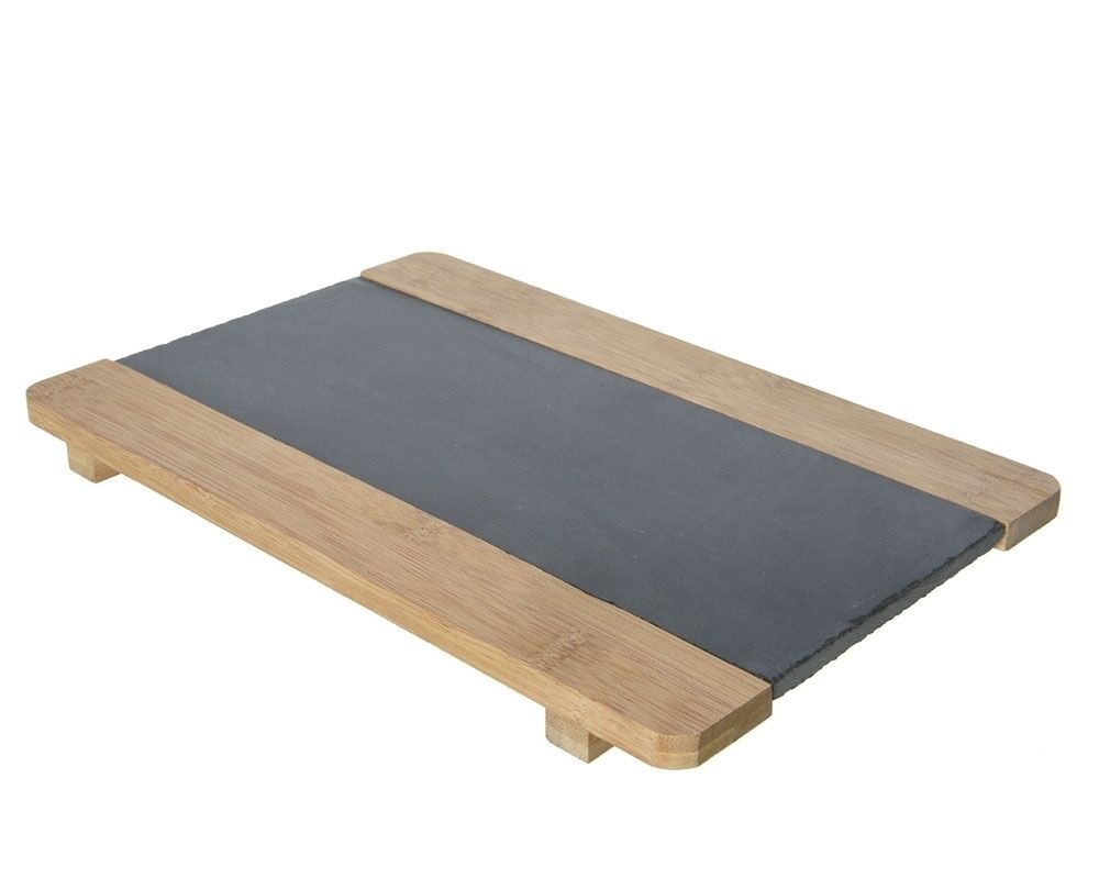 Snijbord bamboe l25b35h1.8cm zwrt