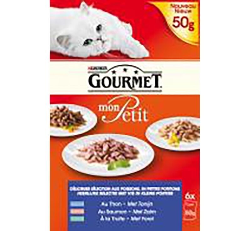 Gourmet mon petit vis 6-p 6x50gr